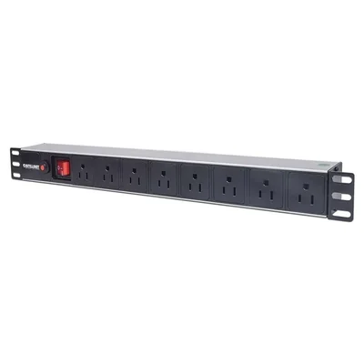 Barra multicontacto Intellinet 713993 para montaje en 1U de rack