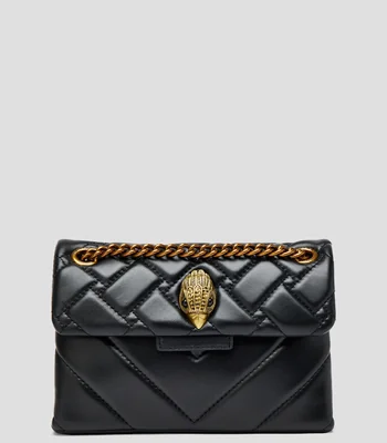 Bolsa crossbody mini en piel bovina Kensington acolchada Mujer