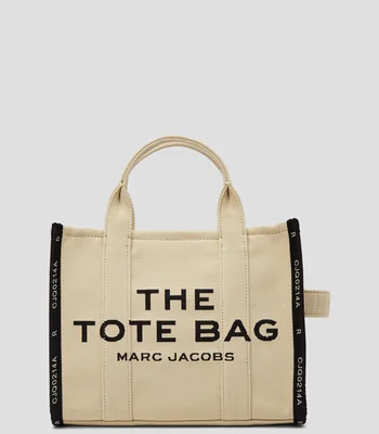Bolsa The Medium tote bag arena estampado Mujer