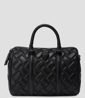 Bolsa Satchel en piel capitonado Mujer