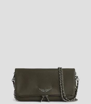 Bolsa Crossbody Rock Grained en piel Mujer