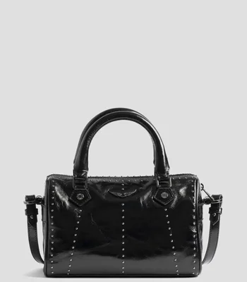 Bolsa Crossbody en piel Sunny Vibe con estoperoles Mujer
