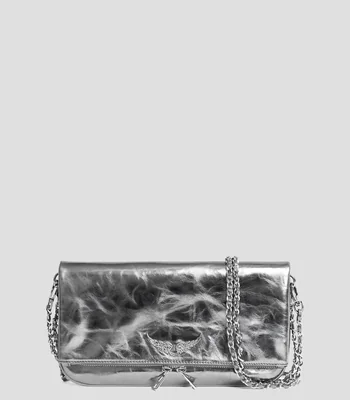 Bolsa Crossbody en piel Rock Vintage lisa Mujer