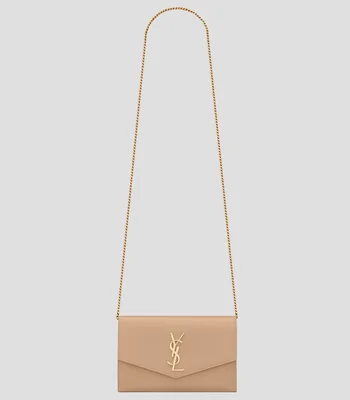 Cartera en piel Uptown Chain Mujer
