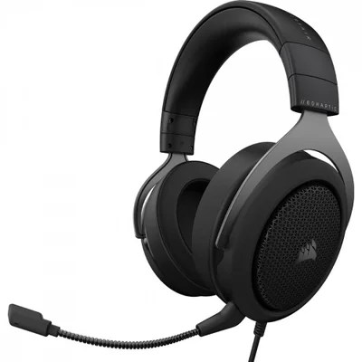 Corsair Audífonos Gamer HS60 HAPTIC, Alámbrico, 1.8 Metros, USB 2.0, Negro