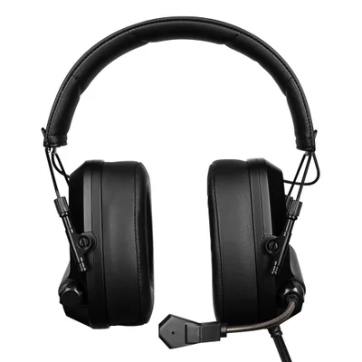 Game Factor Audífonos Gamer HSG550 para PC, Alámbrico, USB, Negro