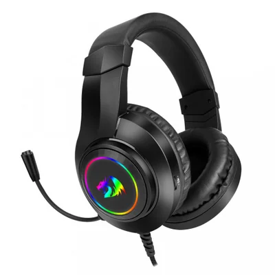 Redragon Audífonos Gamer Hylas RGB, Alámbrico, 2 Metros, USB-A, Negro