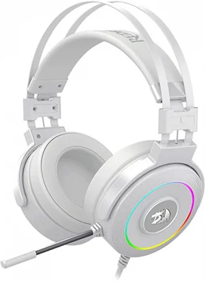Redragon Audífonos Gamer con Micrófono H320W Lamia 2 7.1, Alámbrico, USB, Blanco