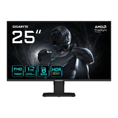 Monitor Gamer Gigabyte GS25F2 LED SS-IPS 24.5", 1920x1080 Full HD, 200Hz, HDMI/DisplayPort, Bocinas Integradas, Negro