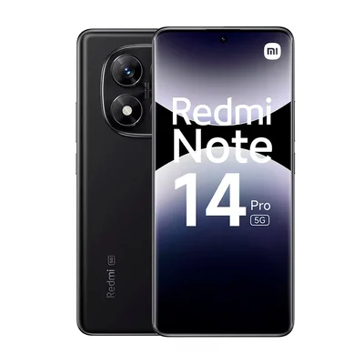 Xiaomi Redmi Note 14 PRO 5G 256GB Negro
