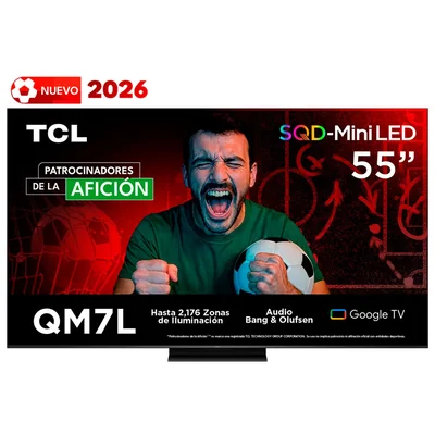 Pantalla de 55" TCL 55QM7L Miniled 4K