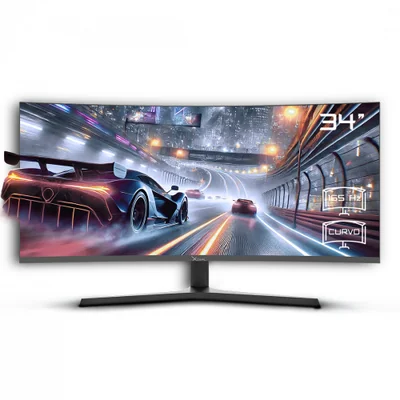 Monitor Gamer Curvo Xzeal XZMO342B LED VA 34", 3440x1440 Ultra Wide Quad HD, FreeSync, 165Hz, HDMI/DisplayPort, Negro