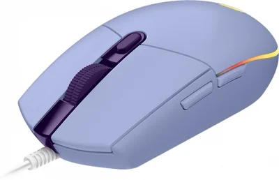 Mouse Gamer Logitech Óptico G203 LightSync, Alámbrico, USB, 8000DPI, Lila