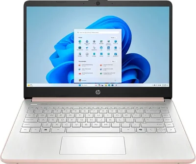 Laptop HP 14.0" HD Led Procesador Intel N150 4GB RAM 128GB Windows 11 Home Color Oro Rosa Pálido