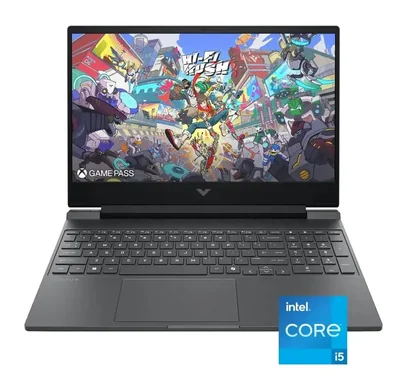 Laptop HP Victus 15.6" FHD Intel Core i5 8GB Ram 512GB SSD RTX3050 W11 Color Plata