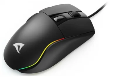 Mouse Gamer Ergonómico Sharkoon Skiller SGM35, Alámbrico, Óptico, 10.000DPI, USB-A, Negro