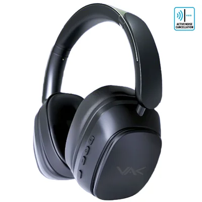 Vak Audífonos T20 Bluetooth Anc Siri Game Bass Inalámbricos -Negro