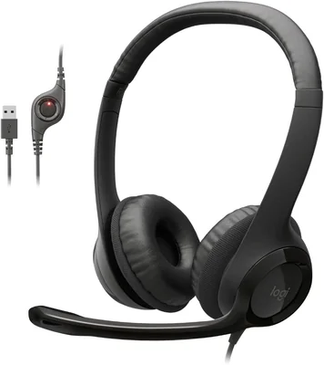 LOGITECH H390 AURICULARES SUPRAAURALES ALAMBRICOS USB-A CON MICROFONO NEGRO