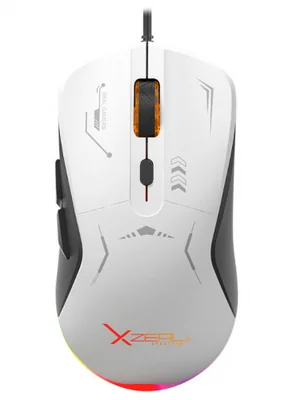 Mouse Gamer Xzeal Óptico Starter, Alámbrico, USB, 7200DPI, Blanco