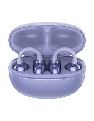 Audífonos Open Ear Havit Bluetooth 5.4 Deportivos Morado