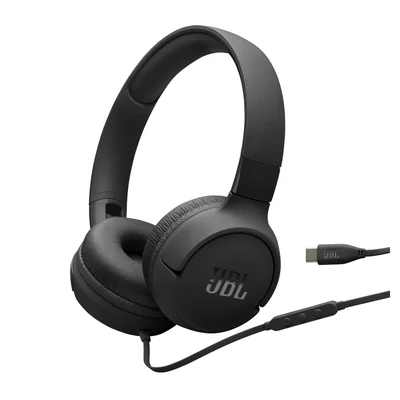 Audífonos Jbl Tune 520c Alámbricos Con Manos Libres Negros