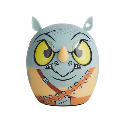 Mini Bocina Portatil Bitty Boomers Nickelodeon TMNT Rocksteady Rocoso Inalambrica Bluetooth Gris Gris Claro Nuevo
