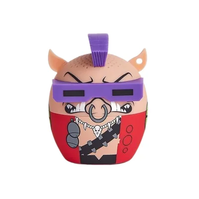 Mini Bocina Portatil Bitty Boomers Nickelodeon TMNT Bebop Inalambrica Bluetooth Cafe Morado Nuevo