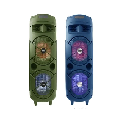 Combo de Bafles Fussion 2X8" 40,000W Bazooka Verde + Legions Azul ENDY