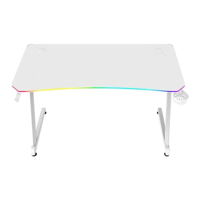 Balam Rush Escritorio Gamer Olympus Spot Glow Pro MRX8000 RGB, 120cm x 60cm, Blanco