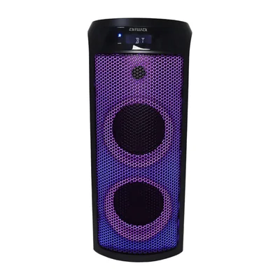 Bocina Aiwa AWPOK7D 300W TWS Led FM/USB/BT Negra SYP-Y5