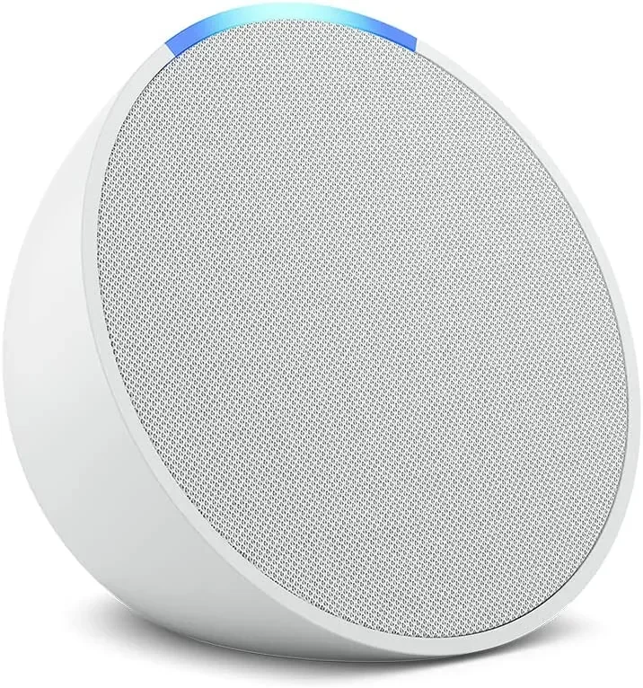 Amazon Echo Pop C2H4R9 con Asistente Virtual Alexa Glacier White