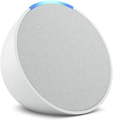 Amazon Echo Pop C2H4R9 con Asistente Virtual Alexa Glacier White