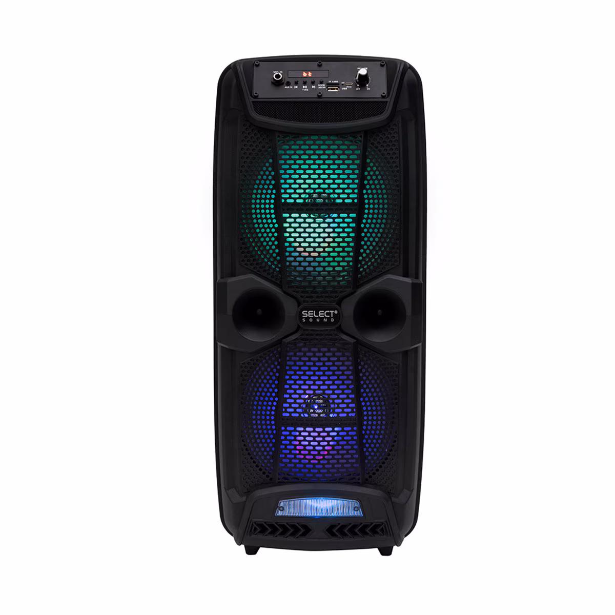Bafle Select Sound Recargable Bluetooth 2X8" IRON / BT1708