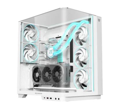 Gabinete Balam Rush Tank Expert Curve 7800, Midi-Tower, ATX/Micro-ATX/Mini-ITX, USB 2.0/3.0, sin Fuente, 5 Ventiladores Instalados, Blanco