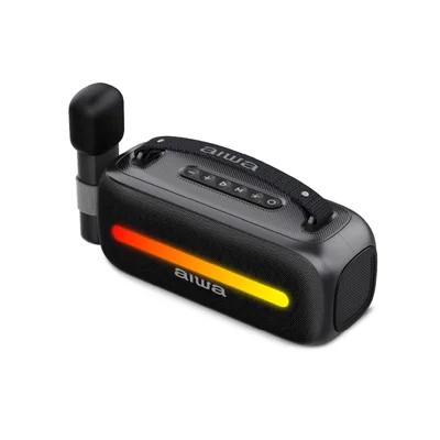 Bocina Portatil C/Mic Aiwa AWS40BT Bluetooth 12W Negro ENDY1