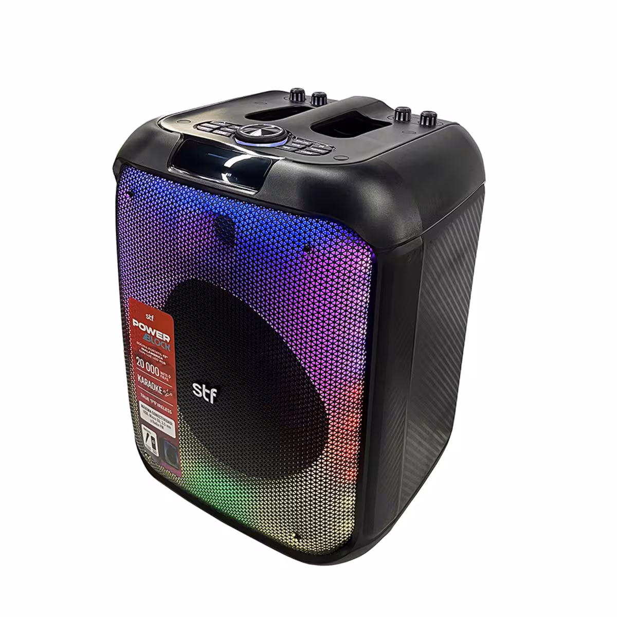 Bocina Stuffactory Power Block con Luz Led