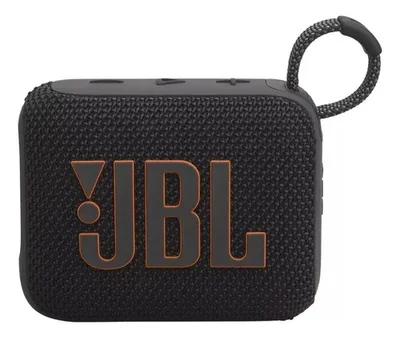 Bocina JBL Go 4 JBLGO4 portátil con bluetooth waterproof negra