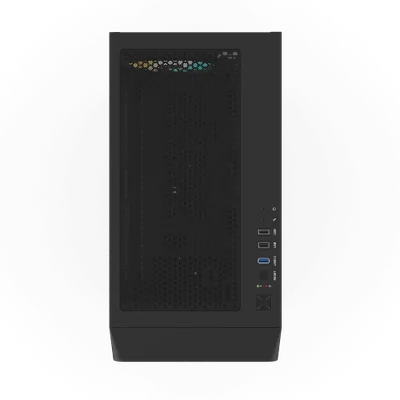 Gabinete Gigabyte C103 GLASS PSU, Midi-Tower, ATX/Micro-ATX/Mini-ITX, USB 2.0/3.0, con Fuente de 650W, 1 Ventilador Instalado, Negro