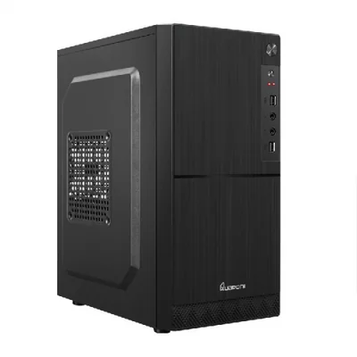 Gabinete Quaroni QCMT-06, Mini-Tower, Micro-ATX/Mini-ITX, USB 2.0, con Fuente de 500W, sin Ventiladores Instalados, Negro
