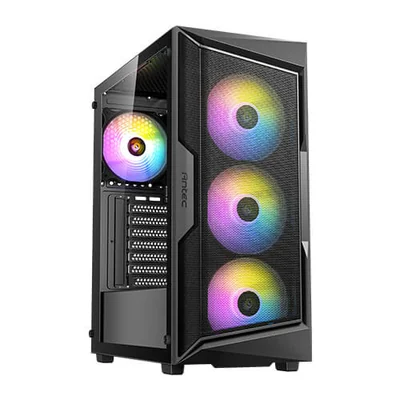Gabinete Antec AX61 Elite, Midi-Tower, ATX/Micro-ATX/Mini-ITX, USB 2.0/3.0, sin Fuente, 4 Ventiladores Instalados, Negro