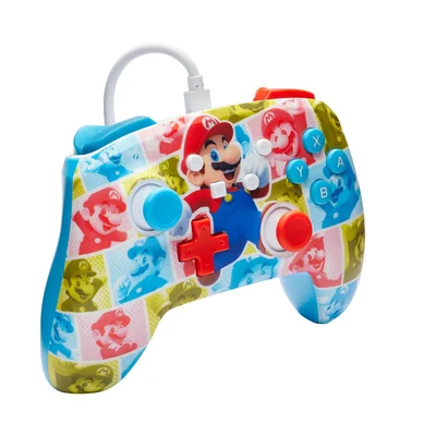 Control de Nintendo Switch Power A Mario Hero Reel Inalámbrico