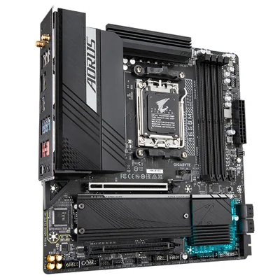 Tarjeta Madre AORUS B650M AORUS ELITE AX, Micro-ATX, Socket AM5, AMD B650, 128GB DDR5, HDMI/DP para AMD