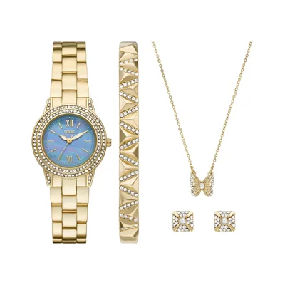 Set Reloj y Juego de Pulsera con Collar y Pendientes Folio para Dama FMDFL2095