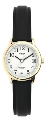 Reloj Analogico Timex Easy Reader Indiglo Negro Mujer