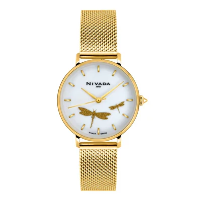 Reloj Nivada Provence Dorado para Dama