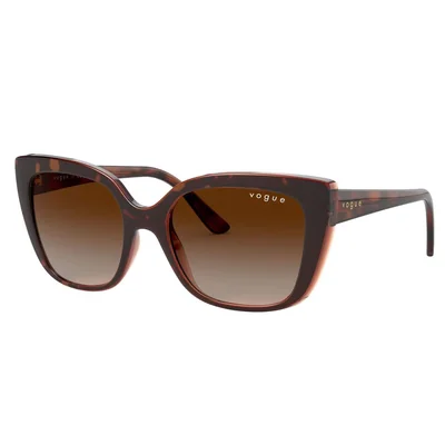 Lente Solar Café Degradado Nylon Habana 0VO5337S Vogue