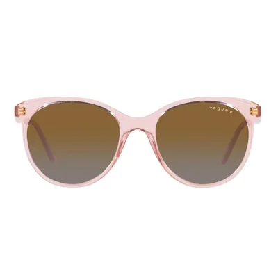 Lente Solar Vogue Polarizado Café en Nylon Rosa