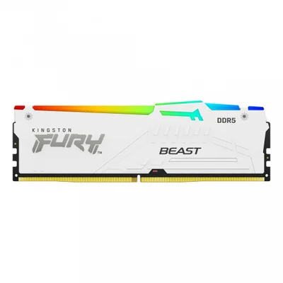 Memoria RAM Kingston KF552C40BWA-32 DDR5, 5200MHz, 32GB, CL40, XMP, Blanco