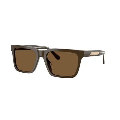 Lentes de Sol Emporio Armani Marrón Brillante para Hombre