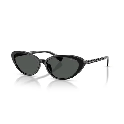 Lentes de Sol Ralph Negro Brillante para Mujer